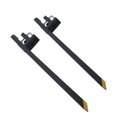 Clamp On Bucket Loader Attachment Skid Steer Tractor Pallet Forks 60″ 4000Lbs