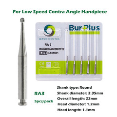 Wave Dental Surgical Burs Carbide Latch Low Speed Contra Angle Bur RA SURG 2 4 6