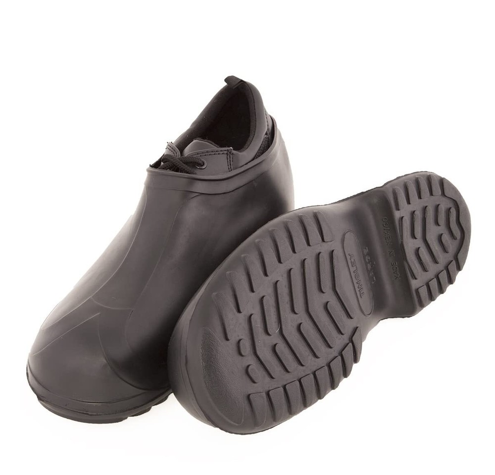 2300 Black PVC Rubber Waterproof Over Work Boots Shoes Rain Snow Galoshes SM-3XL