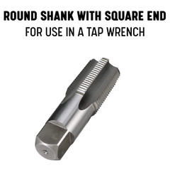 Drill America 1/8″ Carbon Steel Npt Pipe Tap and R High Speed Steel Drill Bit Se