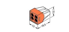Wago 773-164 / 773-104 4-Port Push-Wire Connectors 100pk USA SHIPPER!