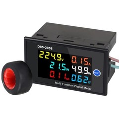 70*40*39mm Compact, Durable Digital LCD AC Panel Meter Easy To Install