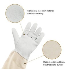 Beekeeping Gloves Bee Hive Gloves Goatskin A Pair Of Beekeeping Protective Glove