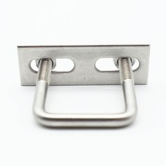 QYIMLI Stainless Steel Square U Bolt Clamp, Square Tube Clamps with Nut and P…