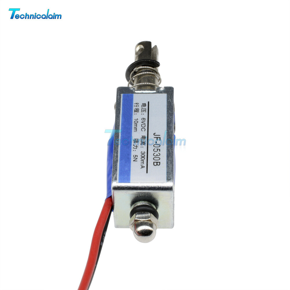 JF-0530B DC6V/12V/24V Push Pull Type Open Frame Solenoid Electromagnet Reset