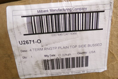 Milbank U2671-O 4T Single Position Meter Socket 200 Amp Ringless No Bypass S6