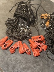 12 Tie Cords Calzas Poultry Botanas Chicken Gallos