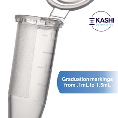 1.5mL Micro Centrifuge Tubes with Safety Lock, Flip-Cap Tube with Frosted Area