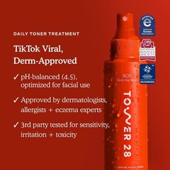 Tower 28 Sos Daily Rescue Facial Spray For Sensitive Skin Hypochlorous Acid