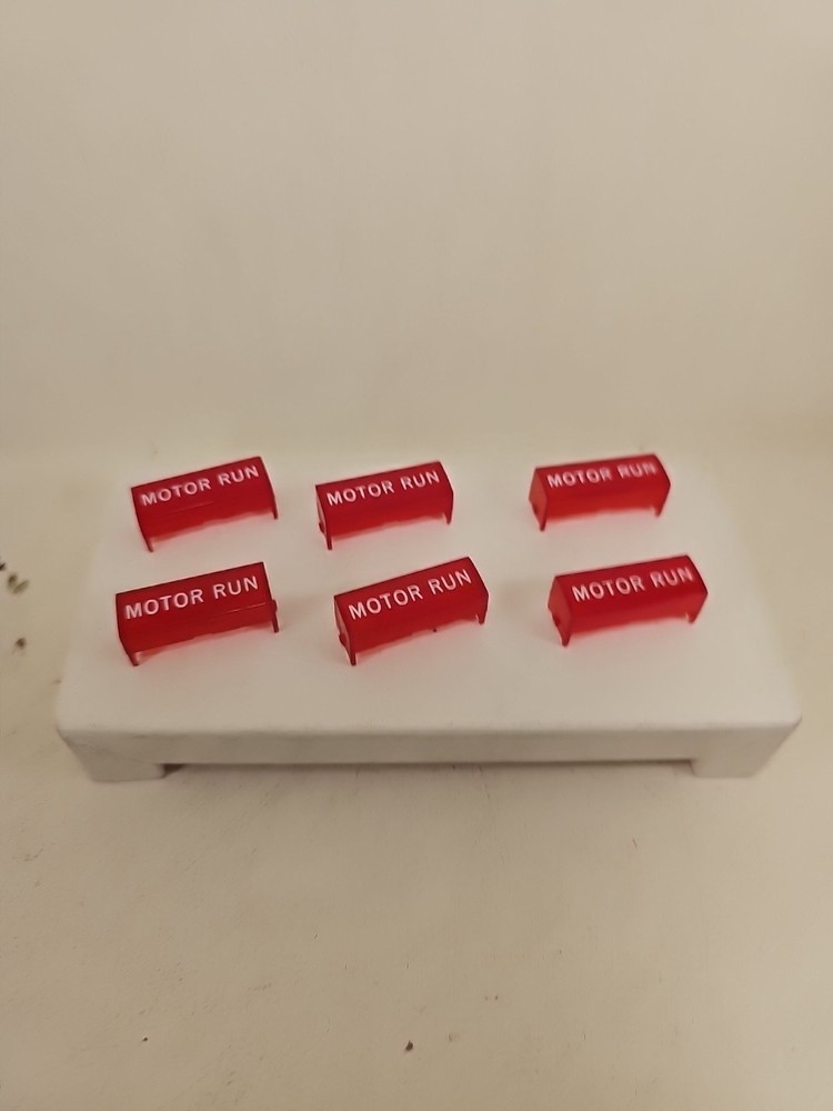 New Lot Of 6 Cutler Hammer E30kg11 E30 Type G Red Motor Run Lens E30k G11