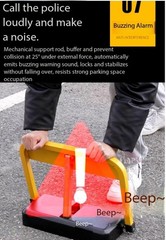 Car Park Lock: Garage Post—No Drilling Required, Automatic Lift, Reinforced