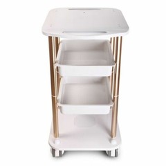 For Cavitation Beauty Machine Stand Rolling Cart ABS Aluminum Beauty SPA Trolley