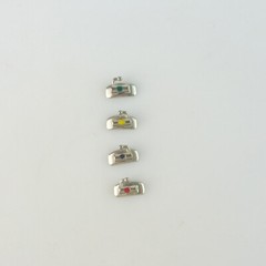 10Bag Orthodontic Bondable Brackets Buccal Tube Roth/MBT 022 1st Molar Non-conv