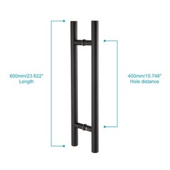 TOGU TG-6012 24 inches Solid Standoffs Heavy-Duty Commercial Grade-304 Stainl…