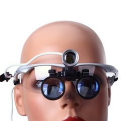 3.5X Magnification Binocular Dental Loupe Surgery Magnifier Headlight LED Light