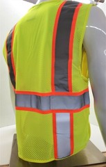 FX Two Tone High Visibility Reflective Yellow Safety Vest (XSmall-5XL)