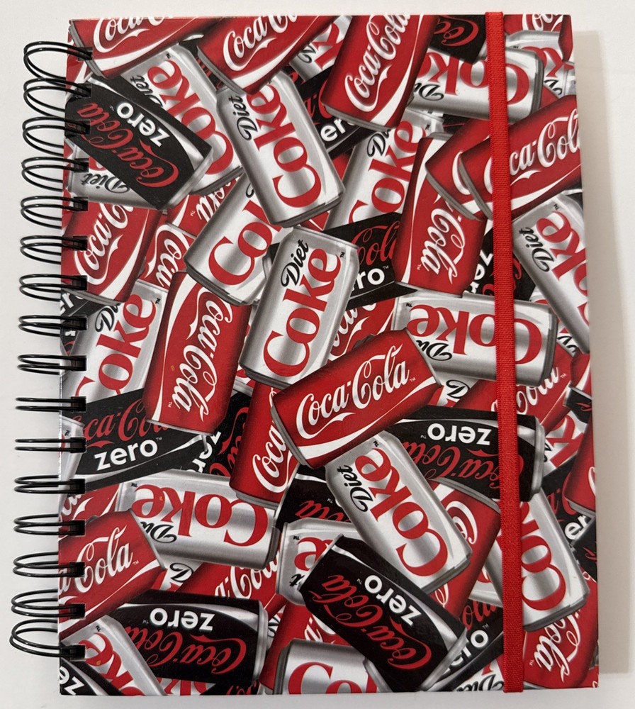The Coca-Cola Company Spiral Bound Journal Notebook 5in x 7in Blank Lined Pages