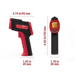 Non-Contact IR Laser Infrared Digital Temperature Thermometer Gun LCD Pyrometers
