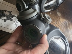 2x Large Scott M95 Full Face Gas Mask Respirators.