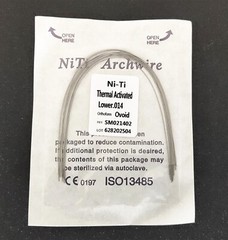 10 Packs Dental Orthodontic Thermal Activated Niti Round Arch Wires Ovoid Form