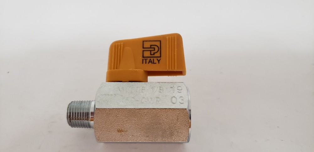 PARKER MV608-2 BALL VALVE, 1/8″ NPT, CHROME PLATED BRASS, NNB