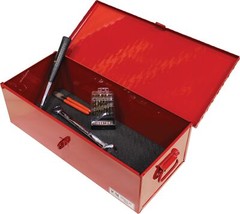KM #30 Heavy Duty Steel Toolbox Kit with Brackets – IH Red