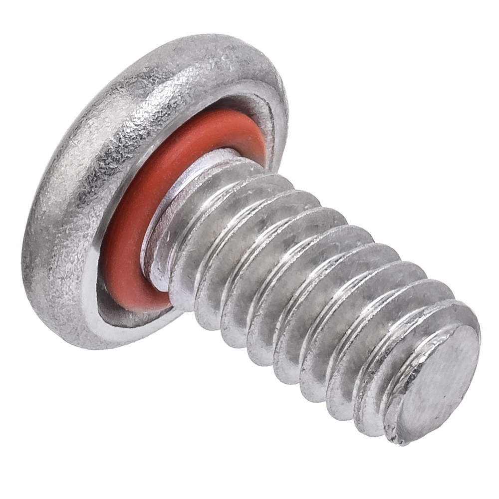 USA INDUSTRIALS ZSCRW-806 Self-Sealing Screw,#10-32, 1″L,PK10 61NH83
