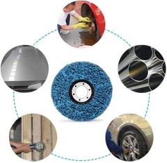 5PACK 4.5 inch Strip Discs 4-1/2″ x 7/8″ Bule Stripping Wheels for Angle Grinder