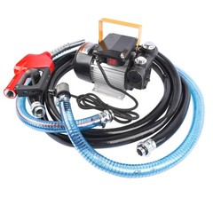 AC Fuel Transfer Pump Refueling Gun Kit 16GPM 110V 60Hz 550w Self-Priming 16ft