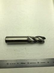 HANITA 3/4” X 3/4” X 1-1/2” X 4” OAL 3FLUTE SQ. Carbide End Mill USED!!