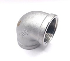 1″ FNPT 90 Degree Pipe Elbow 304 Stainless Steel 150# Class