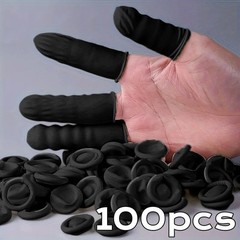Rubber Finger Cots Anti-Slip Latex Finger Protector Gloves for Medical & Electro