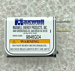 (3 PIECE LOT) PC223, MAXWELL, POWER CACHE ULTRA-CAPACITOR 8F 8 FARAD 2.4V