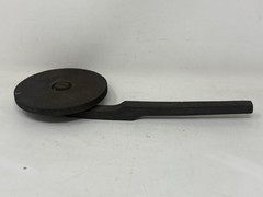 Antique Bookbinding Finishing Wheel Tool Stem & Wheel No Handle Steel Vintage