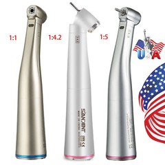 NSK Style Dental 1:1 1:4.2 1:5 fibra óptica LED Contra ángulo Pieza de mano