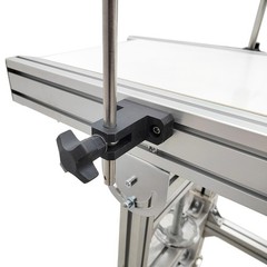 59”x11.8″ Belt Conveyor Transportation Machine Double Fence Load 66-88Lbs 110V