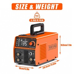 Flux Core MIG Welder 135A 110V 3-IN-1 MIG/ARC/Lift TIG with TIG Welding Torch