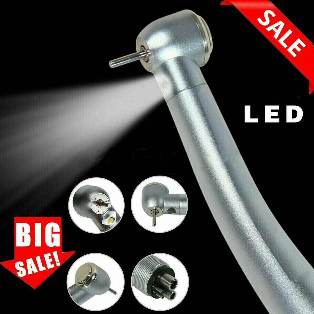 Dental LED Fiber Optic High Speed Handpiece E-generator 4hole Kavo Style UDM4 sa