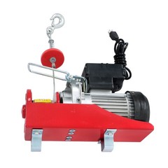 1320lbs Mini Electric Hoist Crane Winch w/ 328ft Wireless Remote Control 1150W