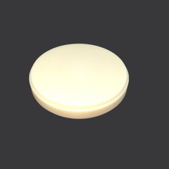 Sample CAD CAM PMMA Milling Disc Clear and Pink OD98mm Dental lab PMMA Block