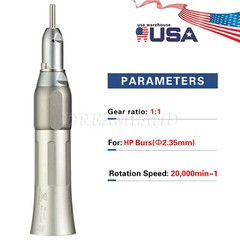Yabangbang YX Dental low Speed Straight Nose Cone Handpiece E-Type Attach