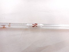 KIMAX-51 Glass Class A Bulb Reusable 1/2mL Volumetric Pipette Pipet 37004-510