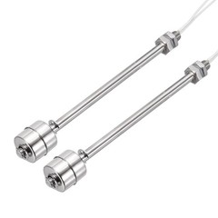 Stainless Steel Float Switch 150mm Rod 110V DC Vertical Water Level Sensor 2 Pcs