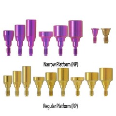 Dental Impression Coping Open Closed Tray Locator Healing Abutment Cap for Nobel