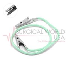 Dental Bib Silicone Bibs Clip Holder Green Napkin Crocodile Clips Denitist