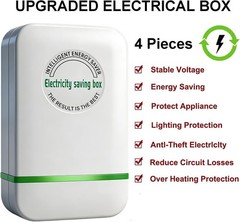 Electricity Saving Box-Intelligent Energy Saver Plug in Saving Device for Home,