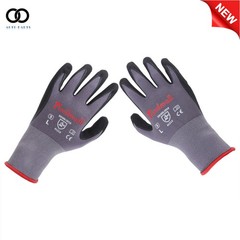 Safety Work Gloves MicroFoam Nitrile Coated Foam Gloves L-Size/12 Pairs