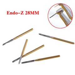Endo-Z Bur Dental Carbide Tungsten Steel Burs 28mm Surgical Cutter 5Pcs