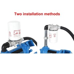 20GPM Fuel Transfer Pump with Nozzle Kit w/ Particulate Filter 12V DC