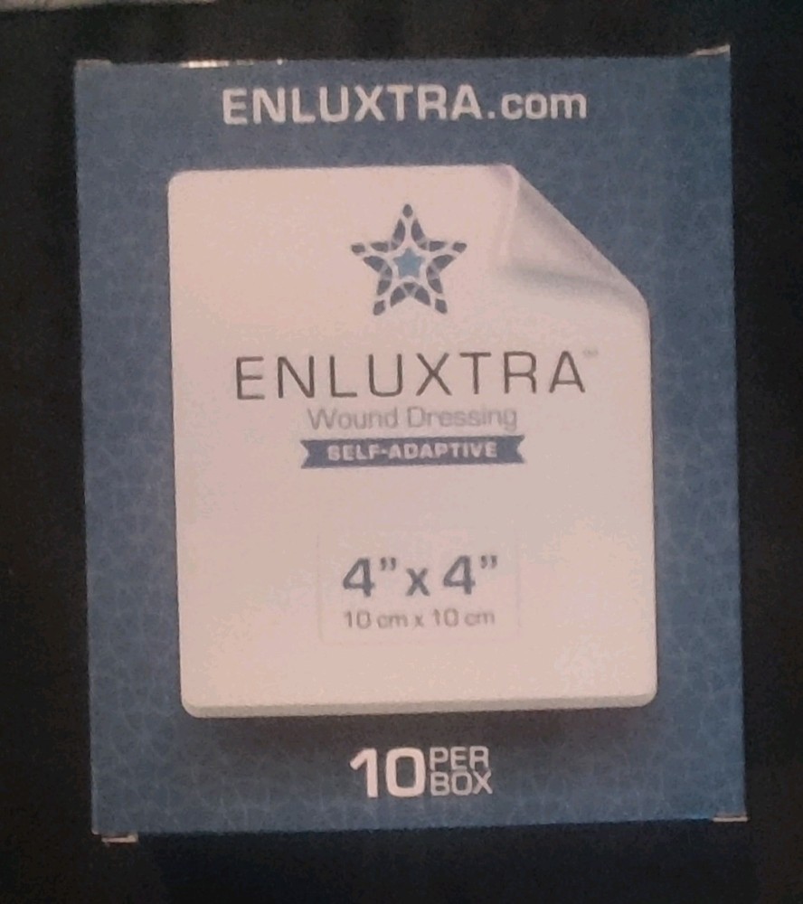 ENLUXTRA Self-Adaptive Wound Dressing 4x4in AWDS-1010 10pcs